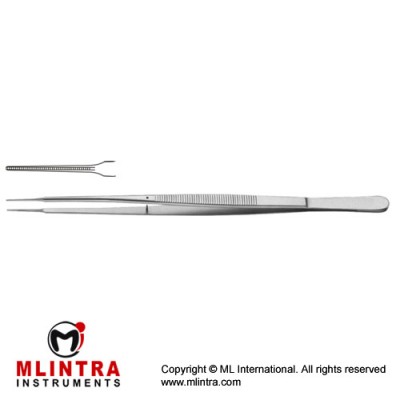 Gerald (DeBakey) Micro Atrauma Forcep Stainless Steel, 18 cm - 7" Tip Size 1.0 mm